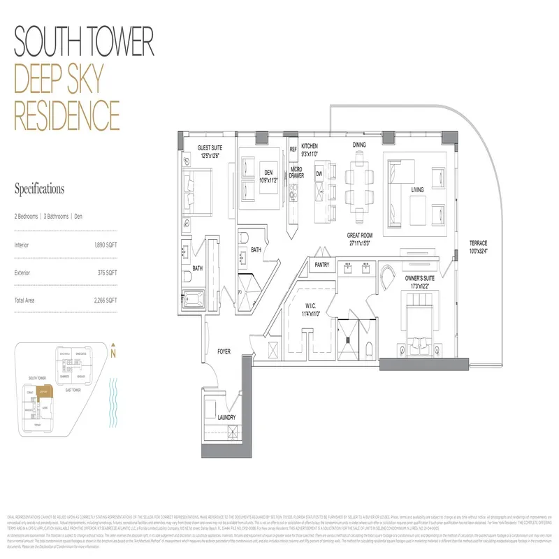 Selene Oceanfront Residences floor plan 3
