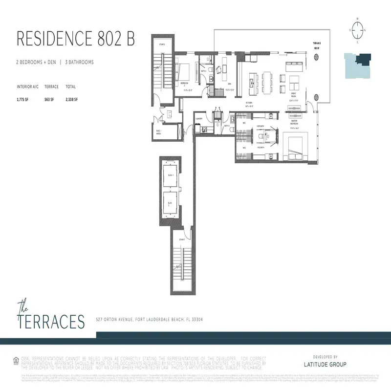 The Terraces floor plan 4