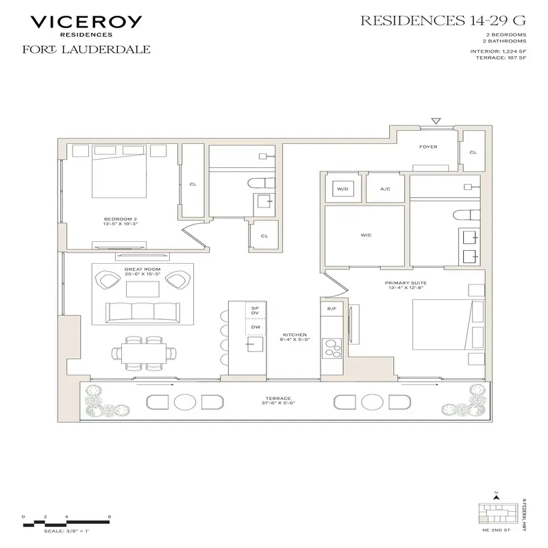 Viceroy Residences Fort Lauderdale floor plan 4
