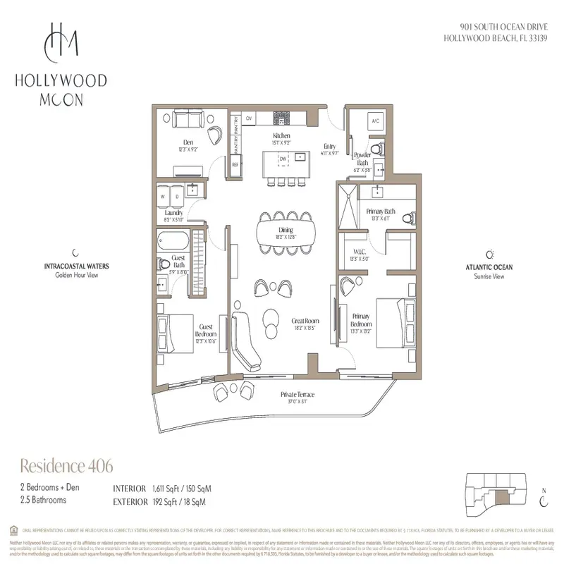 Hollywood Moon Residences floor plan 1