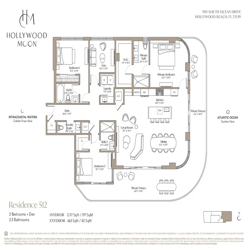 Hollywood Moon Residences floor plan 3