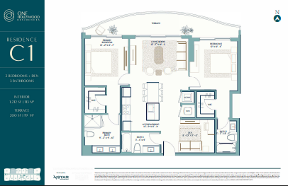 One Hollywood Residences floor plan 1