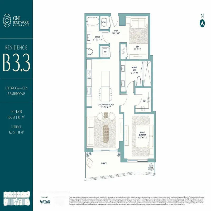 One Hollywood Residences floor plan 4
