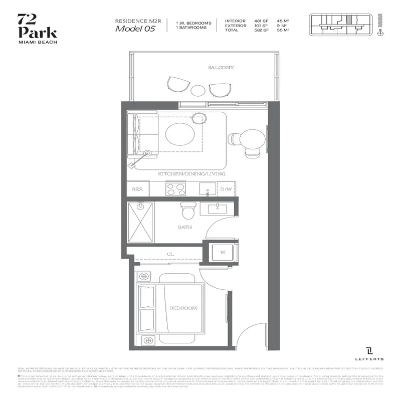 72 Park Miami Beach floor plan 5