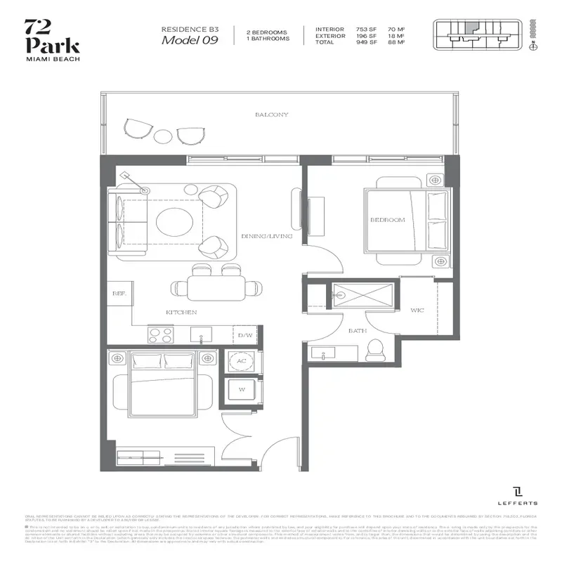 72 Park Miami Beach floor plan 8