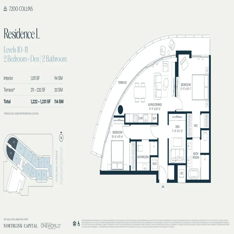 7200 Collins floor plan 3