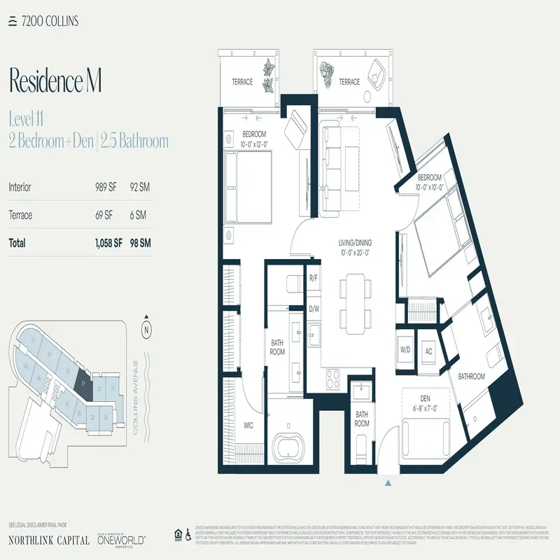 7200 Collins floor plan 4