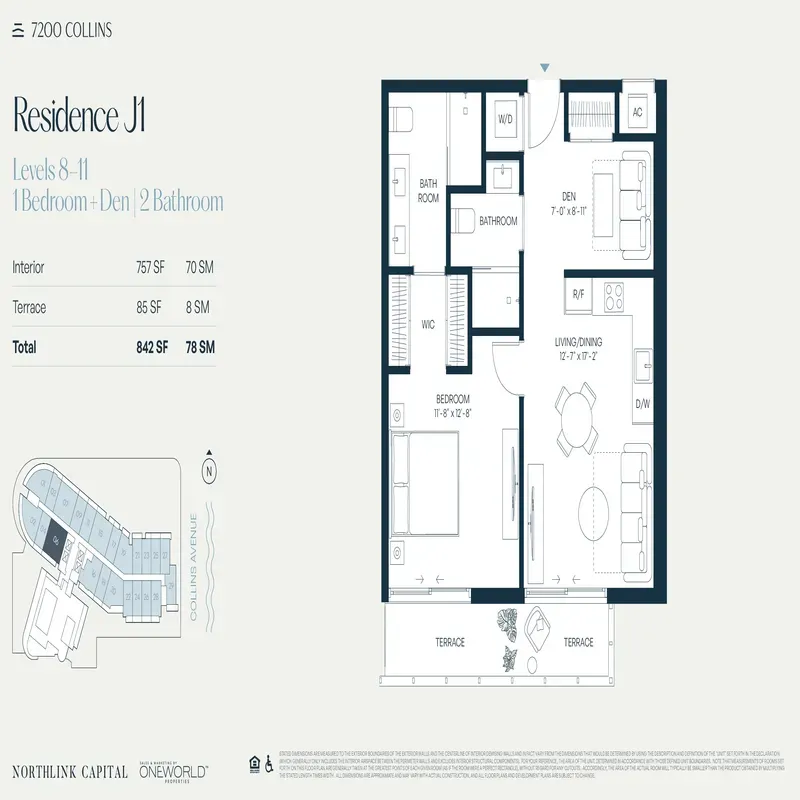 7200 Collins floor plan 8