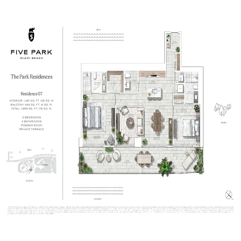 Five Park Miami Beach floor plan 9
