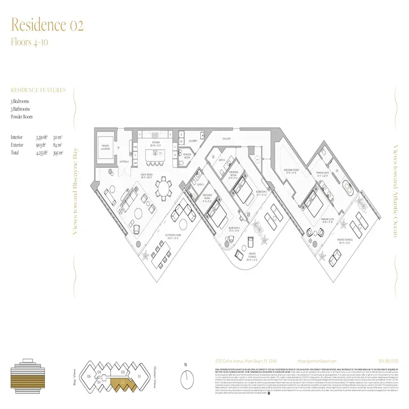 The Perigon floor plan 6