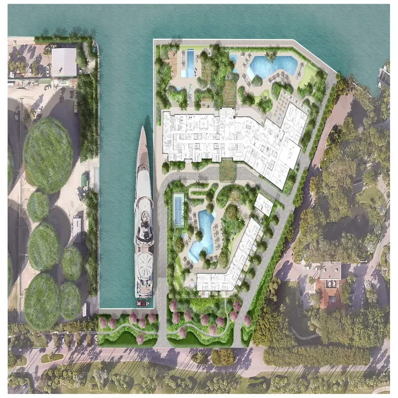 The Residences Six Fisher Island floor plan 3