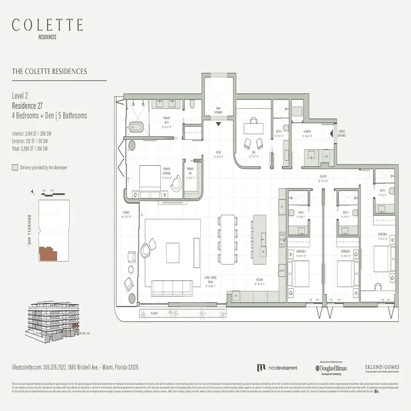 Colette Residences floor plan 1