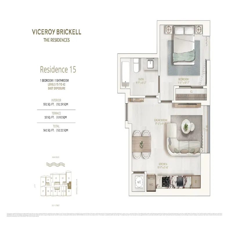 Viceroy Residences Brickell floor plan 6