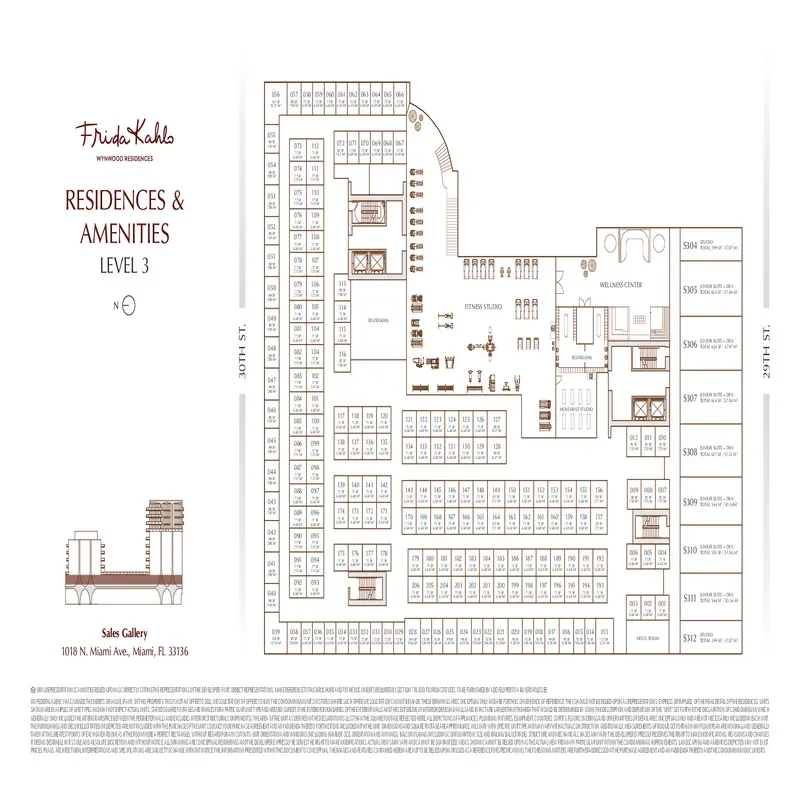 Frida Kahlo Wynwood Residences floor plan 2