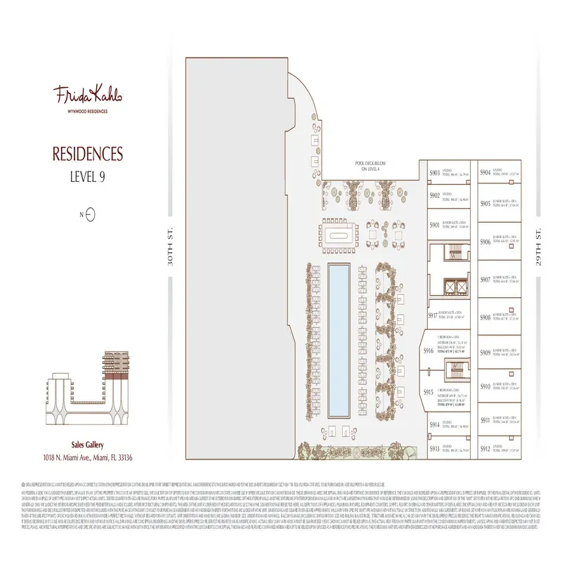 Frida Kahlo Wynwood Residences floor plan 5