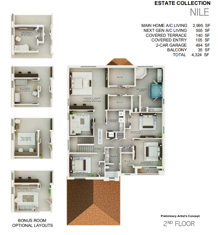 Greenview at Presidential floor plan 2