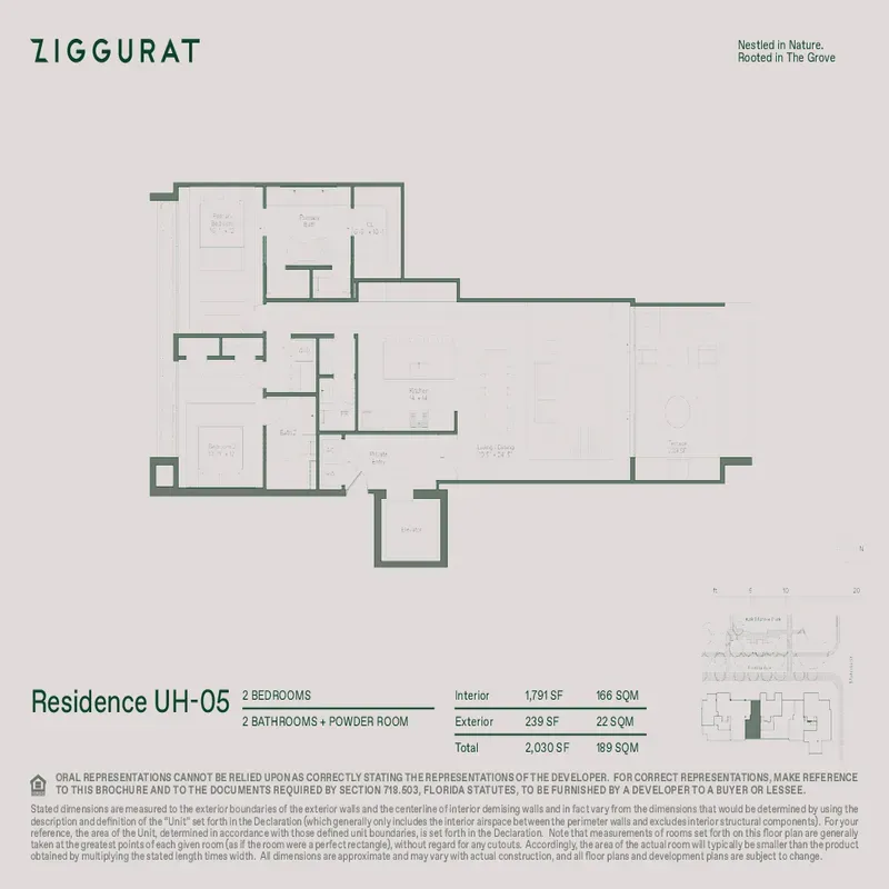 ZIGGURAT Coconut Grove floor plan 9