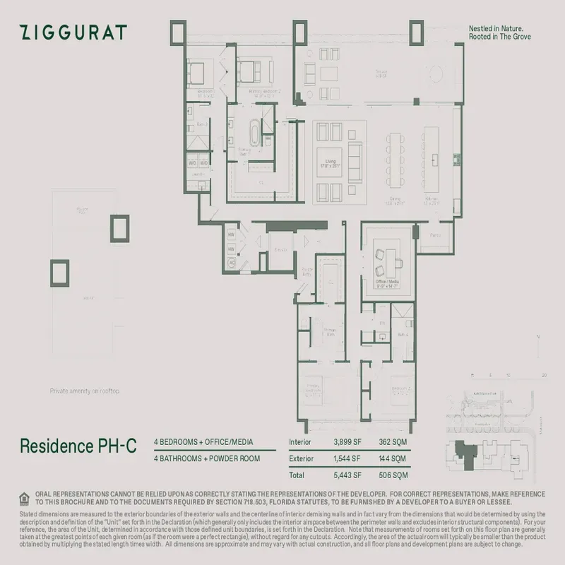 ZIGGURAT Coconut Grove floor plan 17