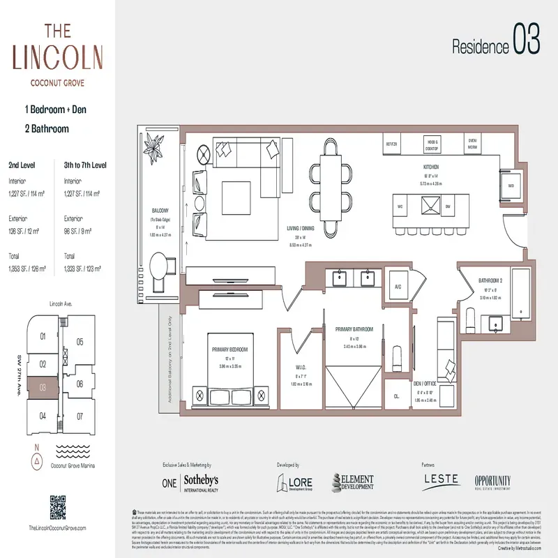 The Lincoln Coconut Grove floor plan 4