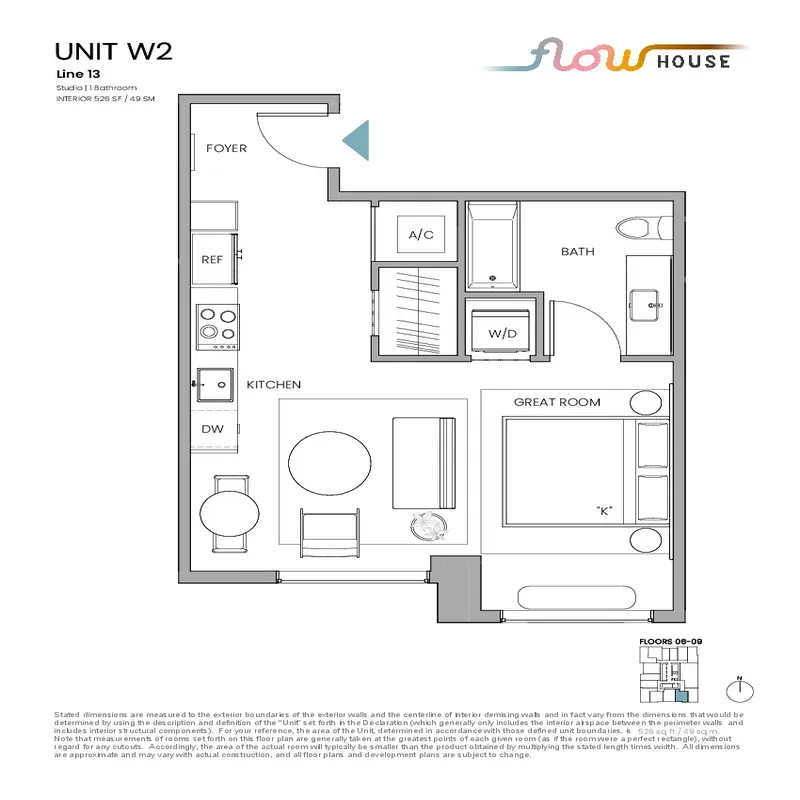 Flow House Miami Worldcenter floor plan 4