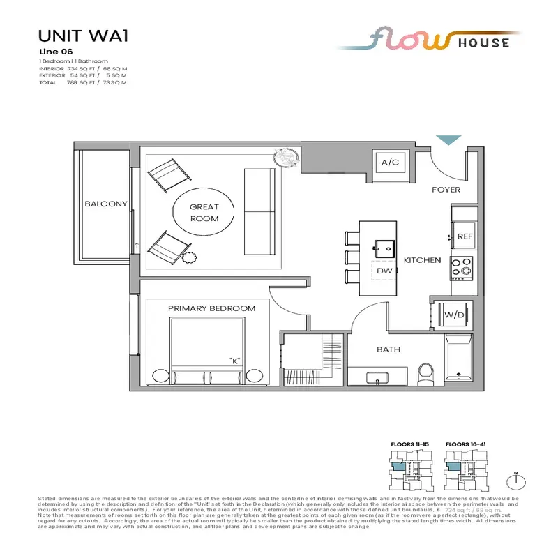 Flow House Miami Worldcenter floor plan 5