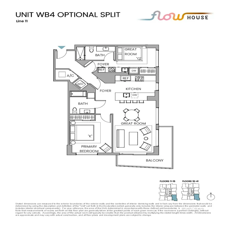 Flow House Miami Worldcenter floor plan 14