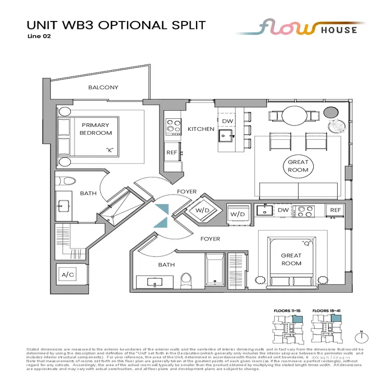Flow House Miami Worldcenter floor plan 15