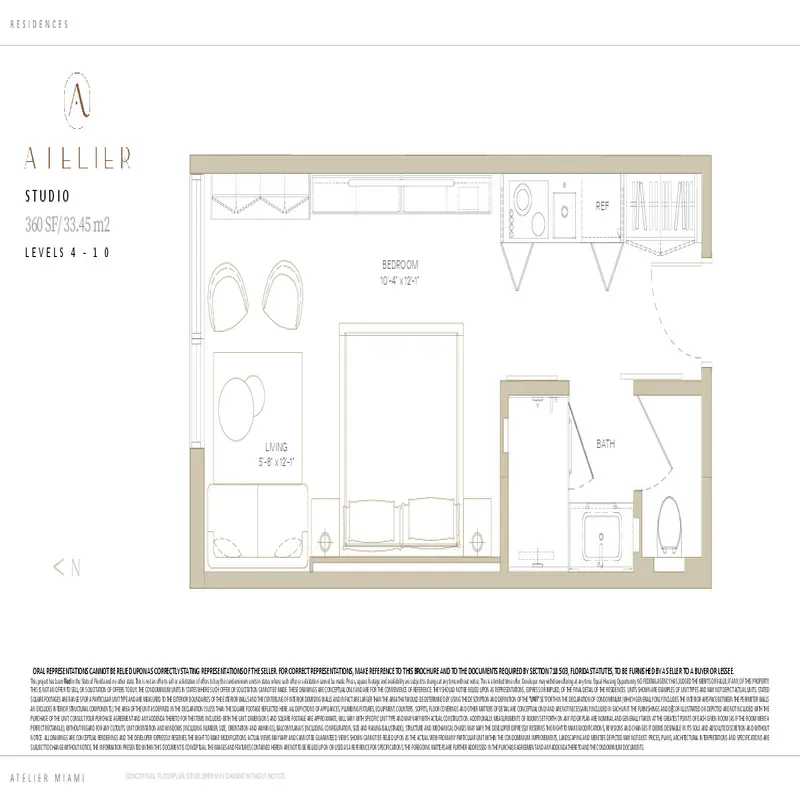 Atelier Residences Miami floor plan 3