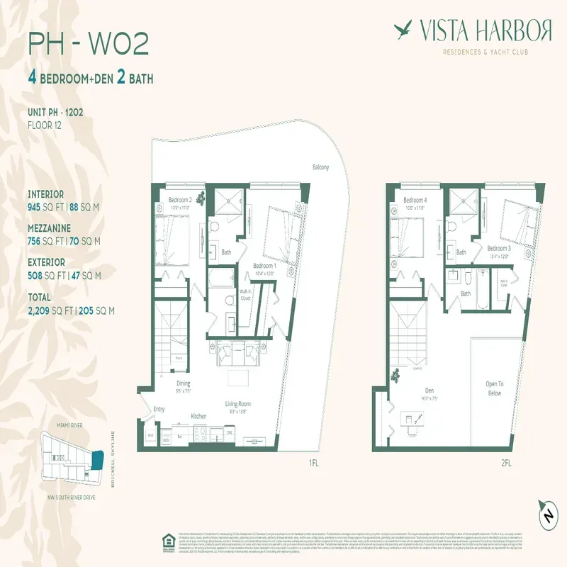 Vista Harbor Residences floor plan 5