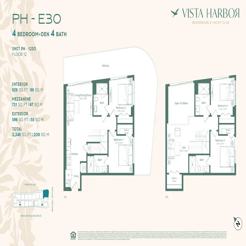 Vista Harbor Residences floor plan 6