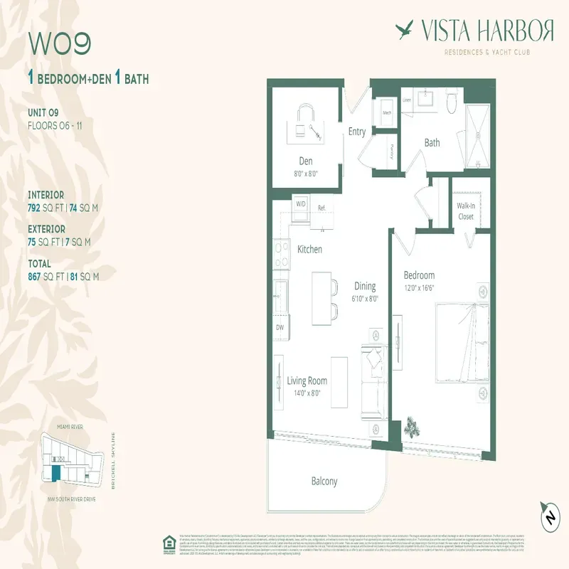 Vista Harbor Residences floor plan 8