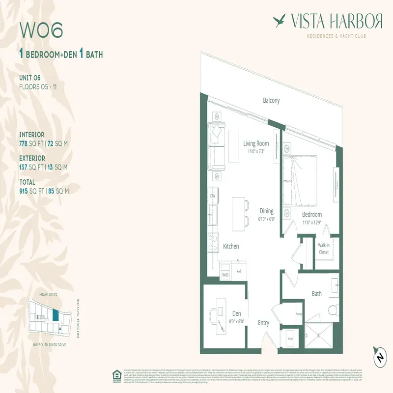 Vista Harbor Residences floor plan 9