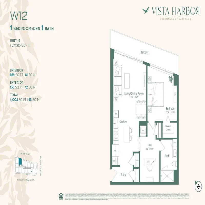 Vista Harbor Residences floor plan 13