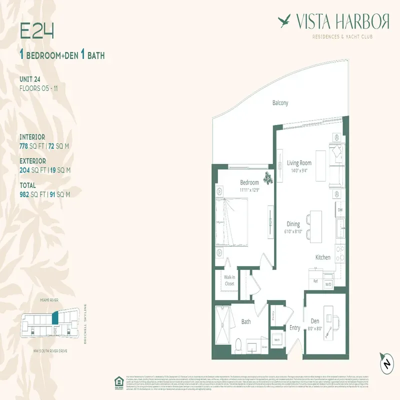 Vista Harbor Residences floor plan 15
