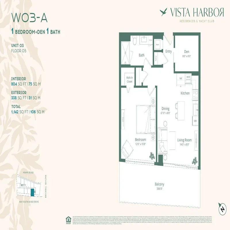 Vista Harbor Residences floor plan 16