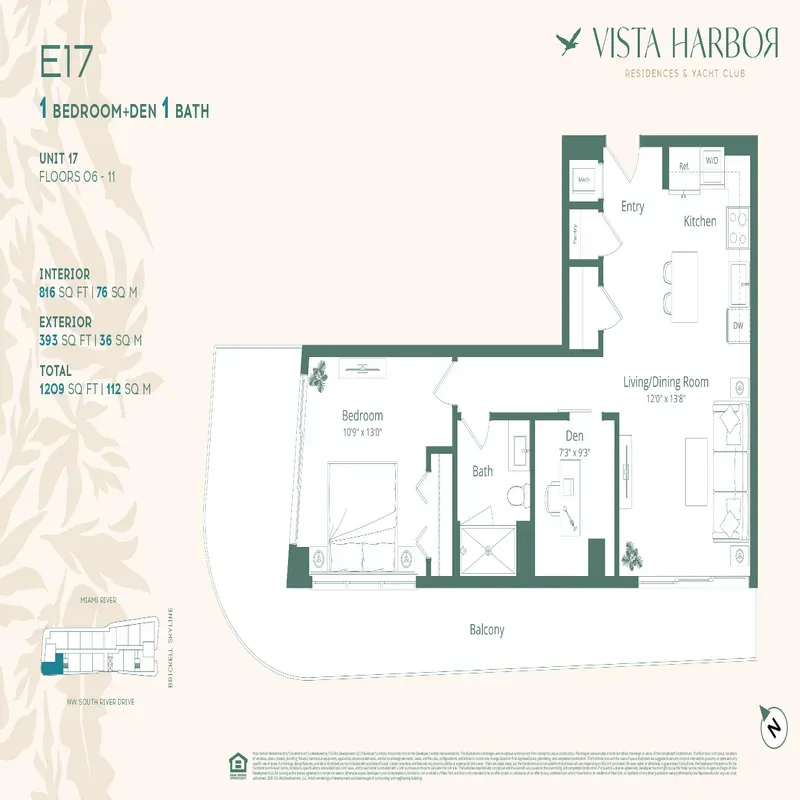 Vista Harbor Residences floor plan 17
