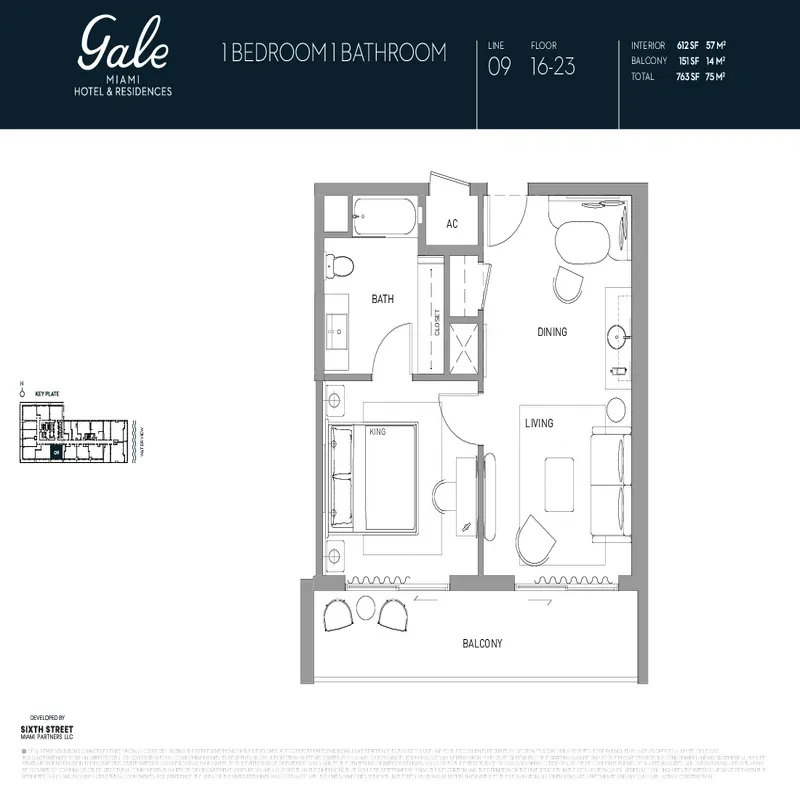 Gale Miami Hotel & Residences floor plan 10