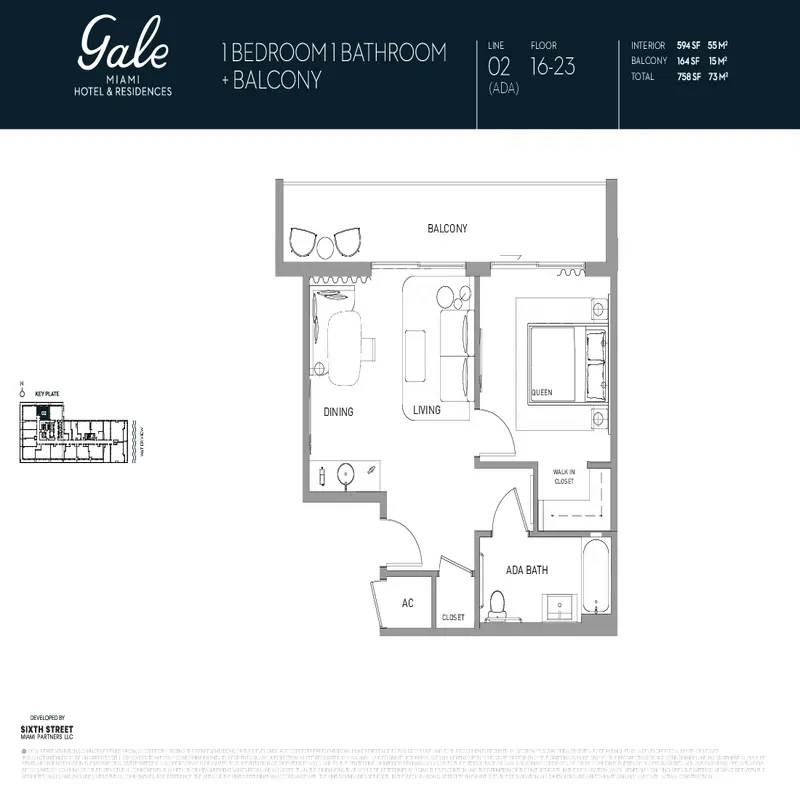 Gale Miami Hotel & Residences floor plan 11