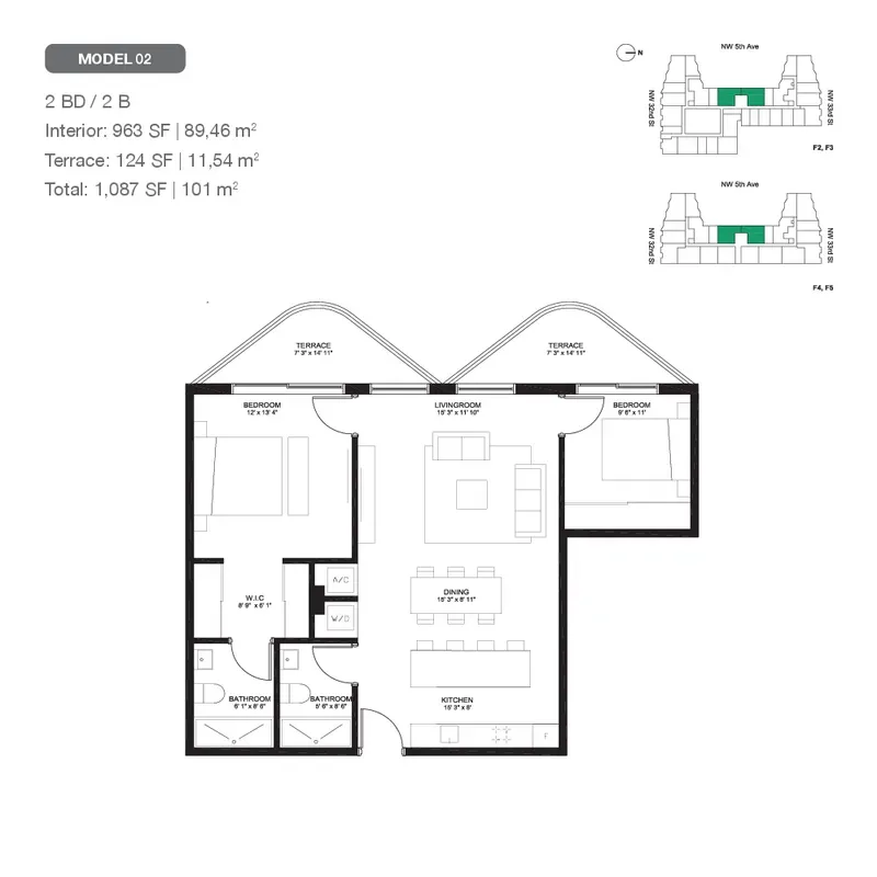 Rose Wynwood floor plan 2