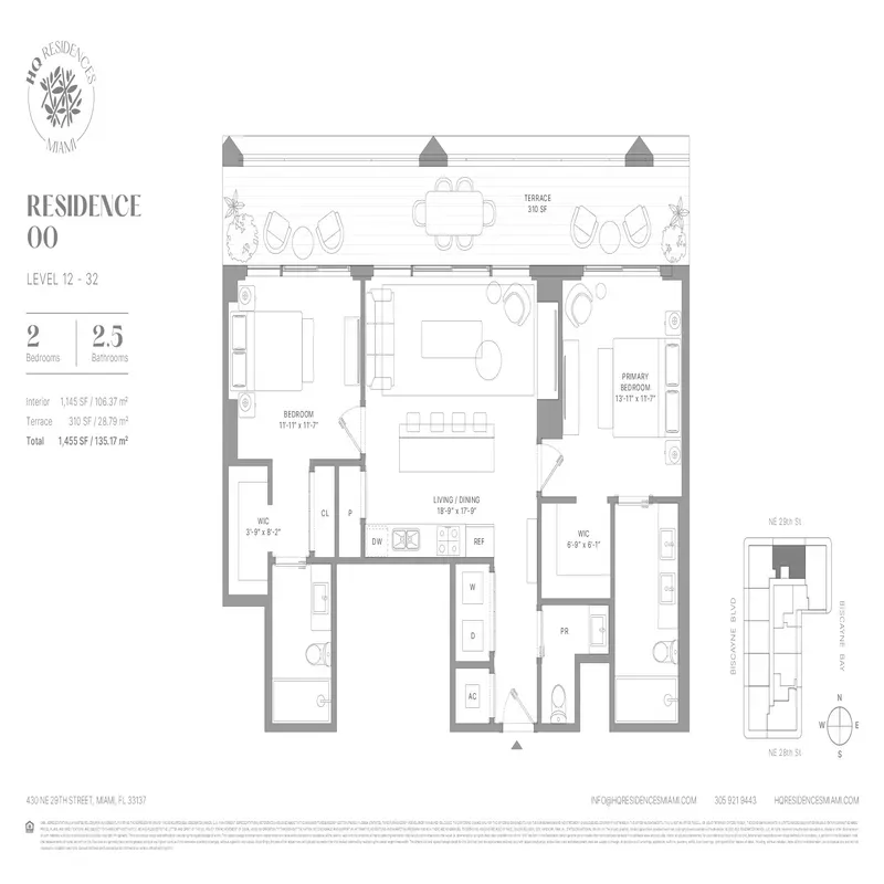 HQ Residences Miami floor plan 2