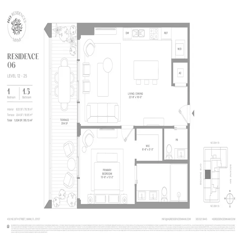 HQ Residences Miami floor plan 5