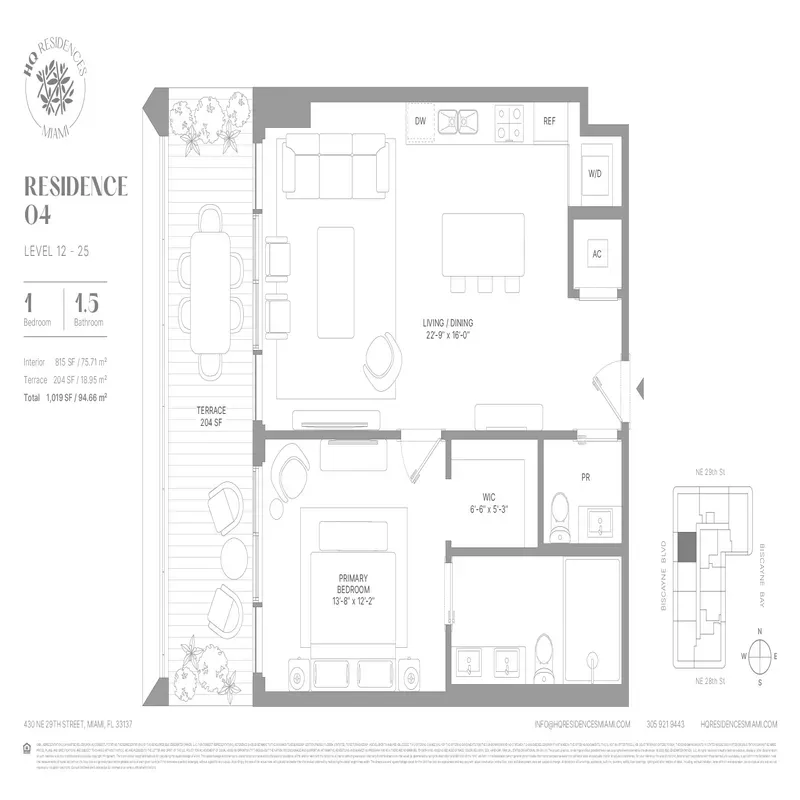 HQ Residences Miami floor plan 7