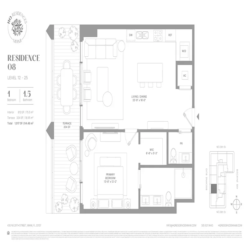 HQ Residences Miami floor plan 9