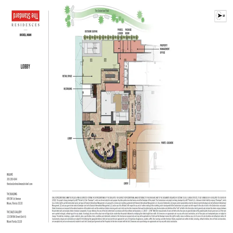 The Standard Residences Brickell Miami floor plan 17