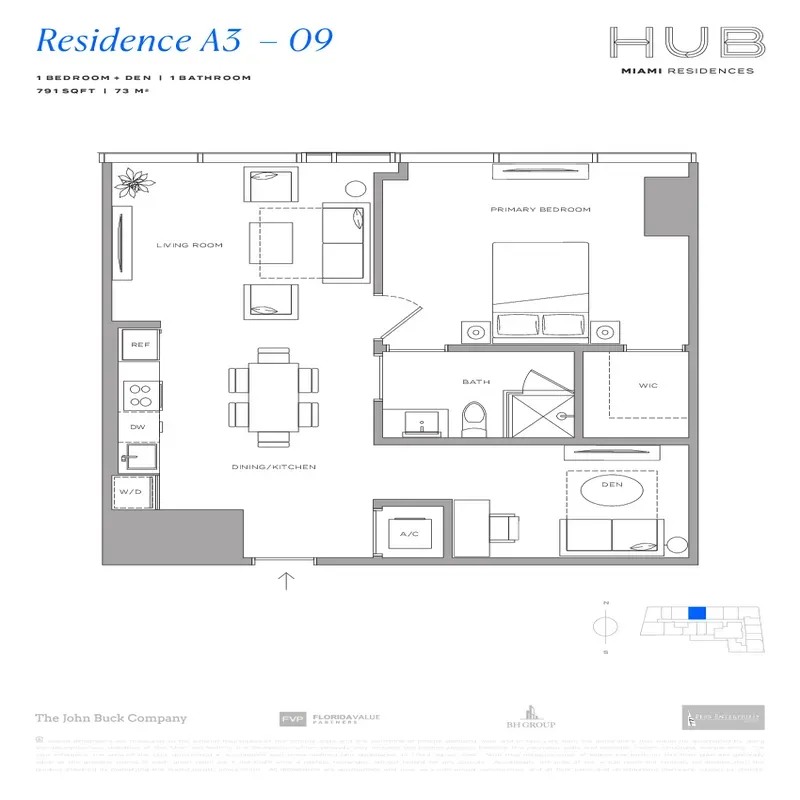 HUB Miami Residences floor plan 7
