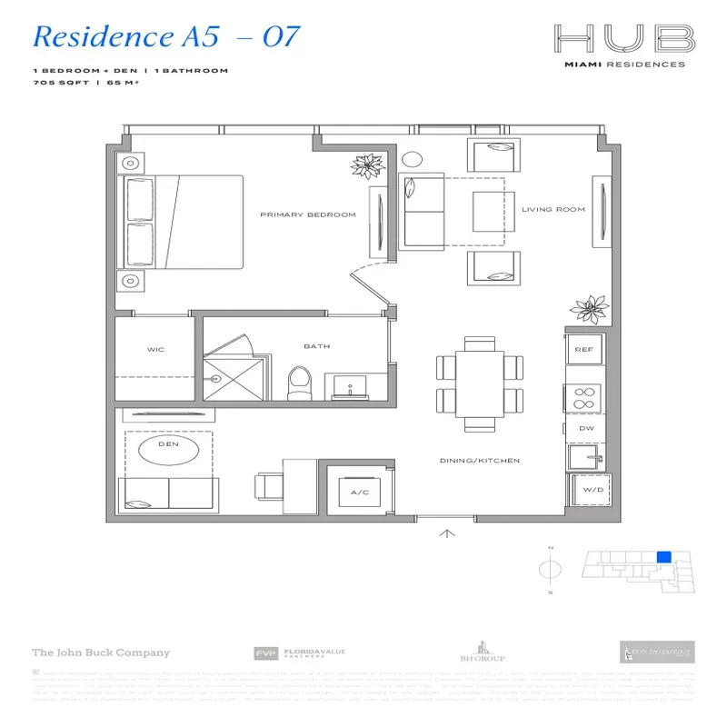 HUB Miami Residences floor plan 9