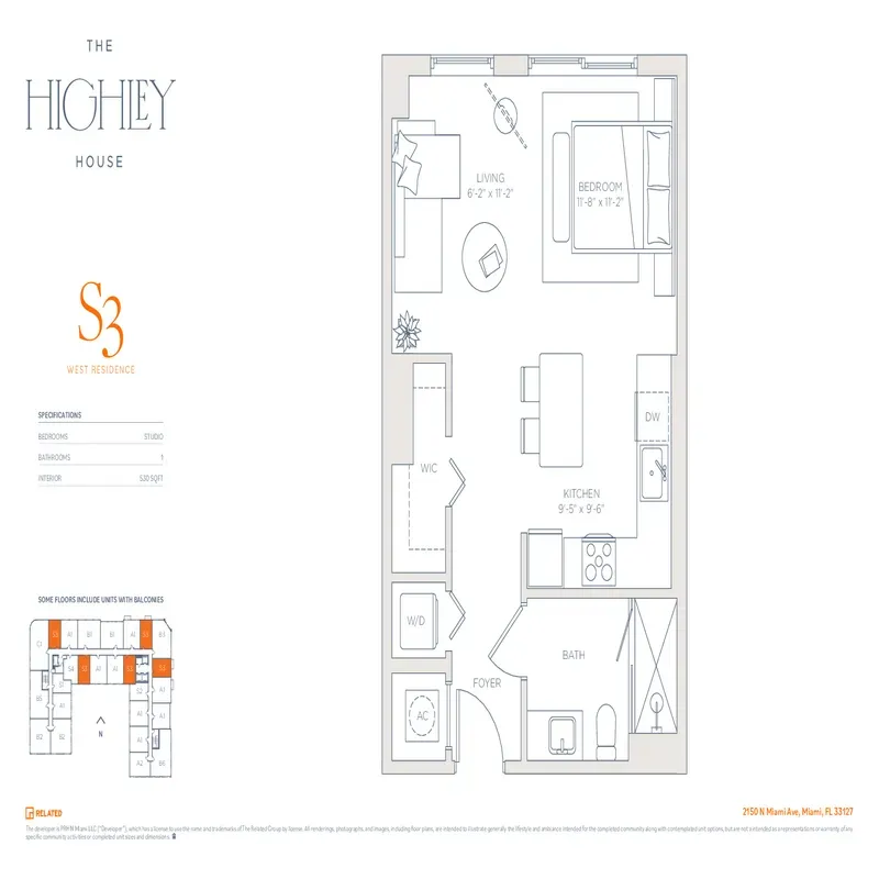 The Highley House floor plan 2