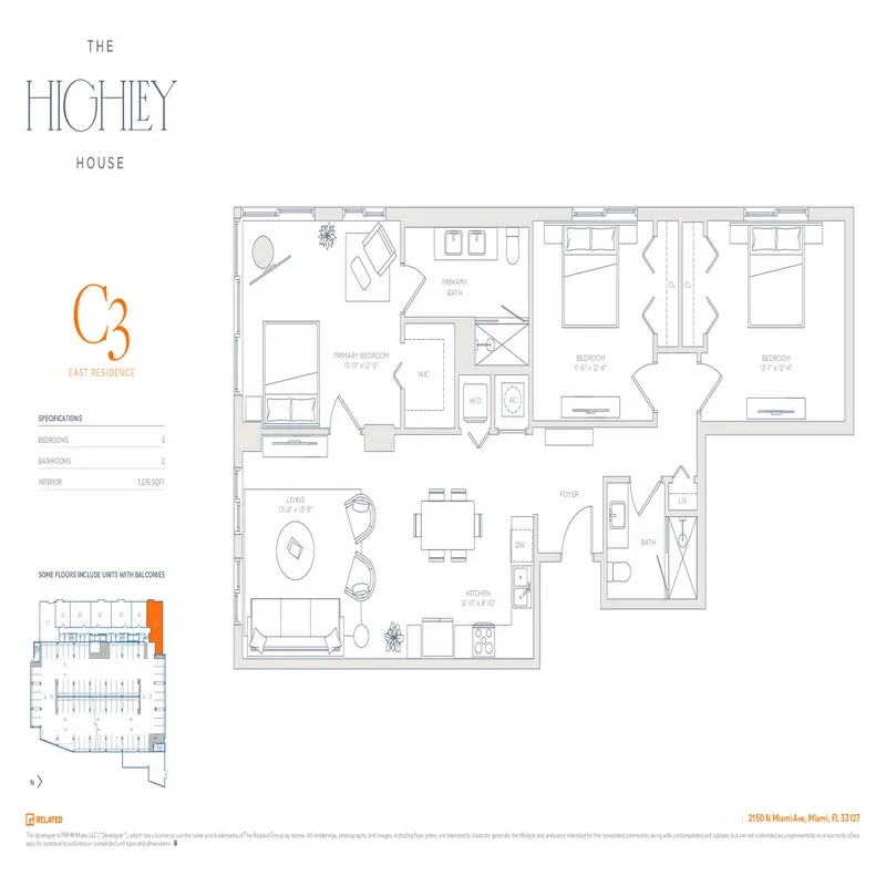 The Highley House floor plan 4