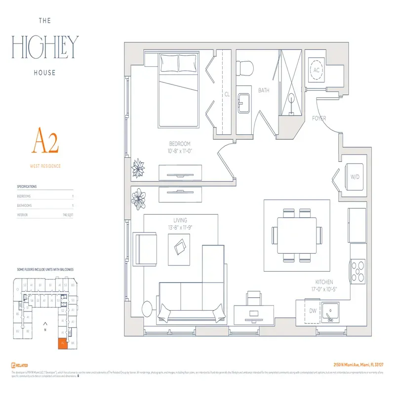 The Highley House floor plan 6