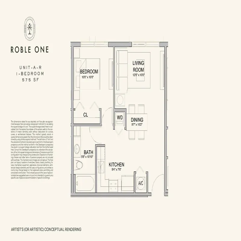 Roble One Residences floor plan 1